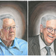 The Koch brothers, painted by artist Joseph Acker.